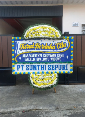 Papan Bunga Duka di Mangga Dua Selatan